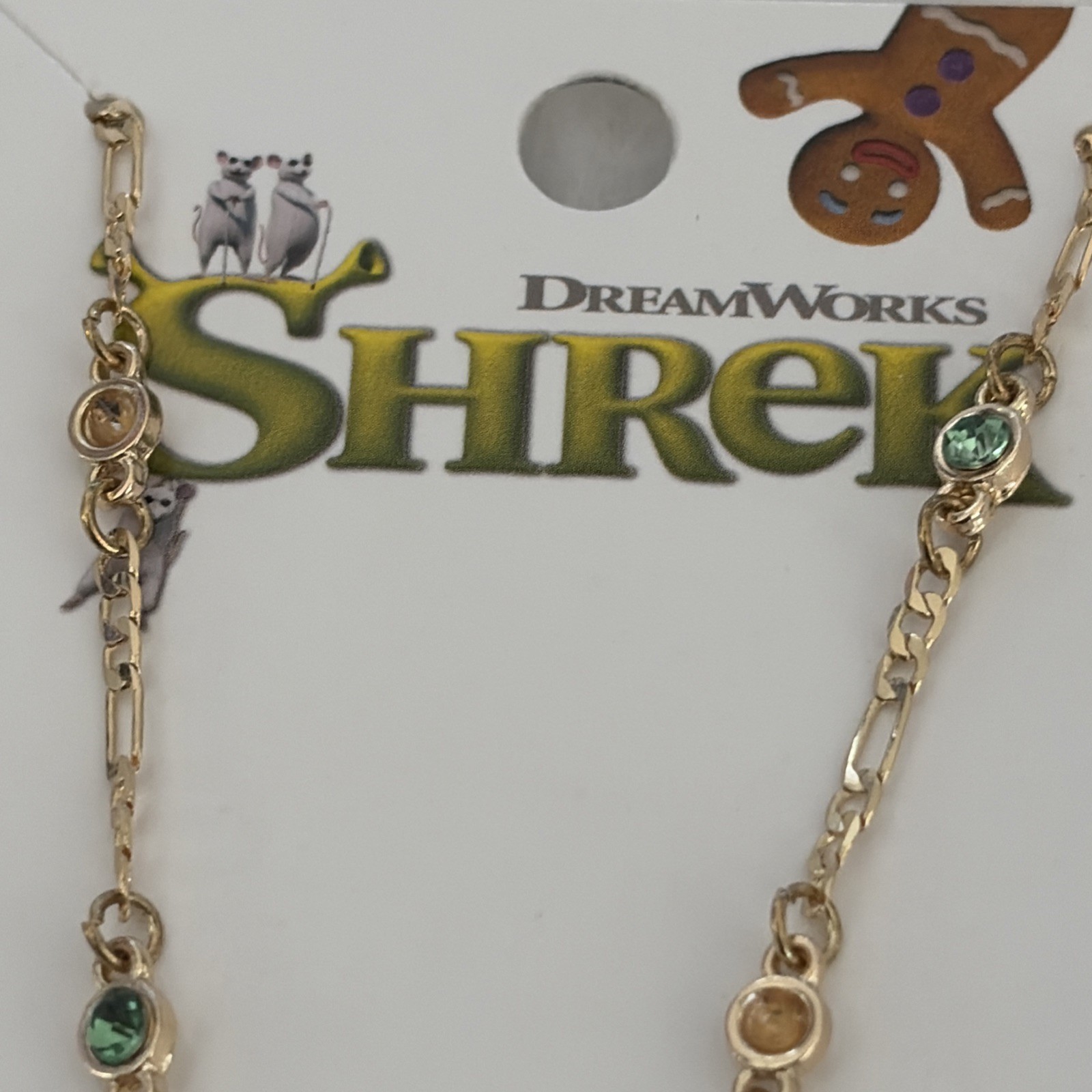 Shrek Fiona Heart Necklace Replica New Hot Topic Necklace Jewelry Heart NWT