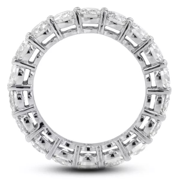 Eternity Wedding Ring 14K Gold Classic 2.50 Carat Round Lab-Grown Diamond E VVS2