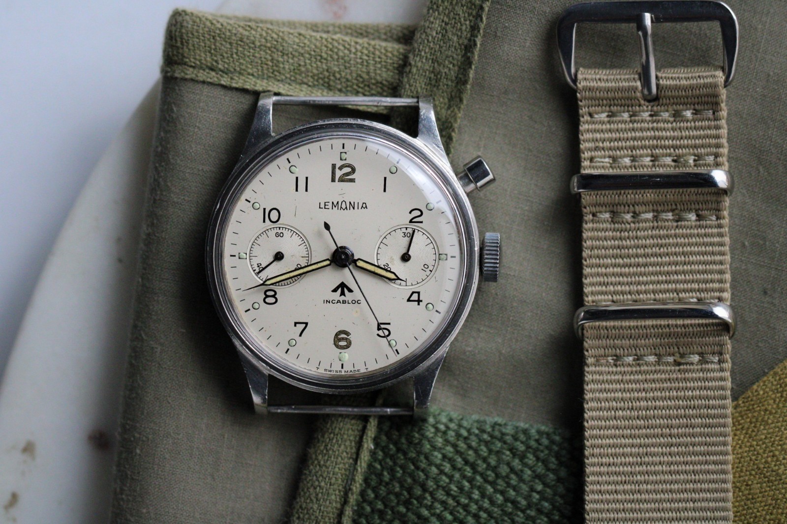 Lemania Series 2 Royal Australian Navy Issue Chronograph
