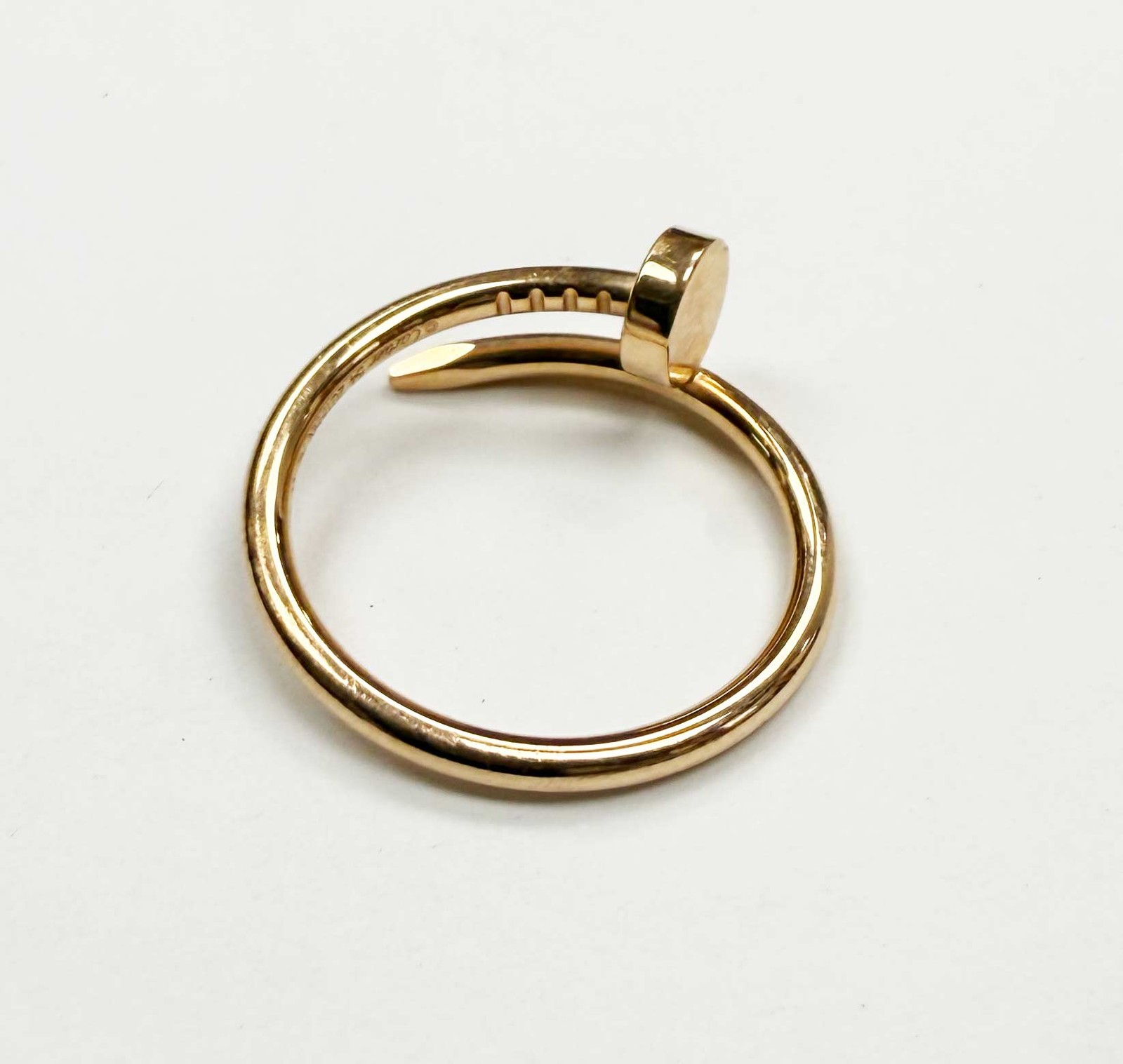 2026 Cartier Juste Un Clou Small Ring 18K Rose Gold 4.3 Grams Size 5 Box Paper