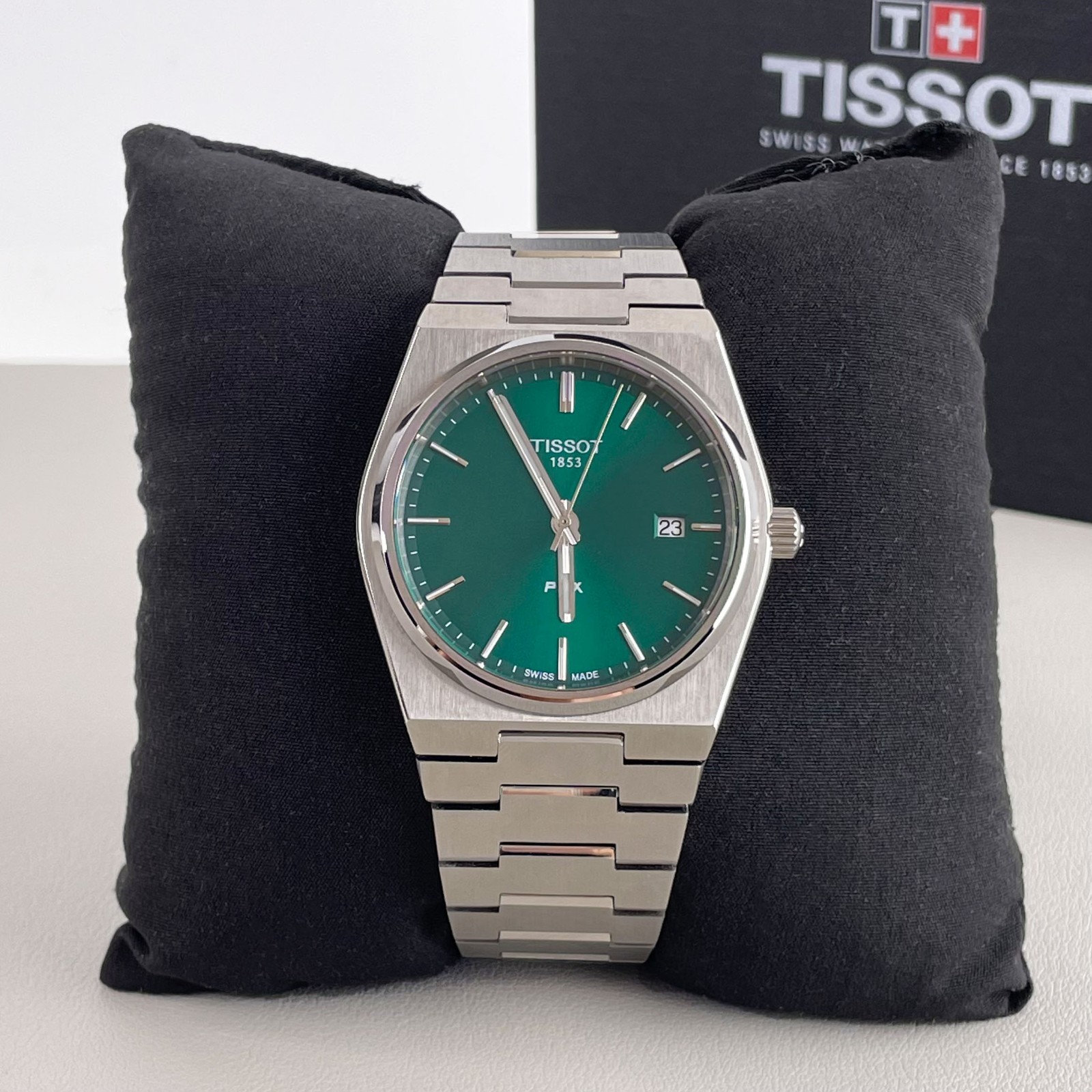 Tissot PRX Swiss Men’s Quartz Watch 40MM Green Dial T137.410.11.091.00