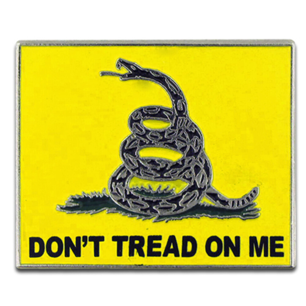 PinMart’s Don’t Tread on Me Gadsden Flag Enamel Lapel Pin