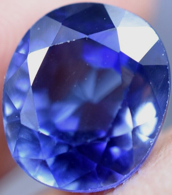Extremely Rare & Flawless 7.25 CT Natural Benitoite GGL Certified Loose Gemstone