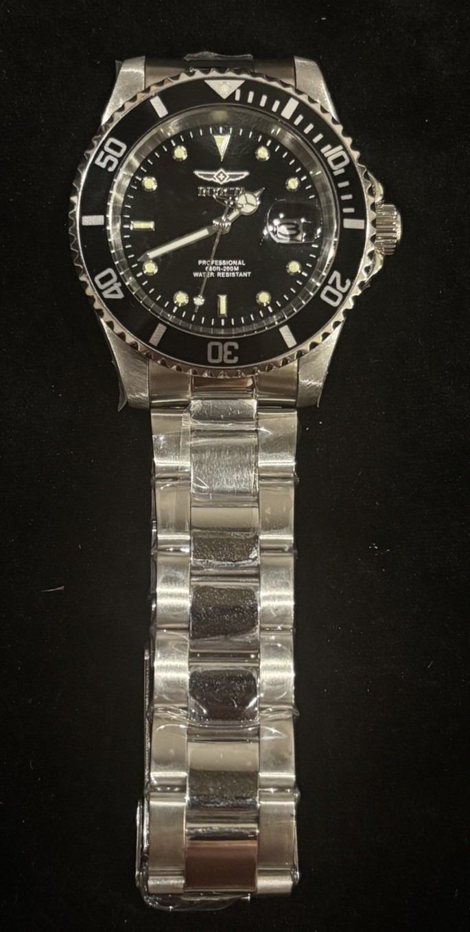 Invicta Pro Diver Night Glow Tritnite 200M Quartz Watch 50852 Flame Fusion