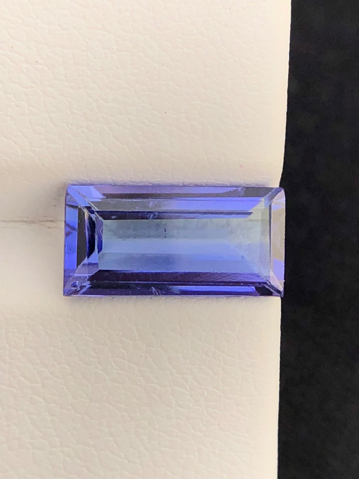 2.80 CT Blue Green Color Tanzanite Bagguette, 12×6 MM Loose Faceted Gemstone