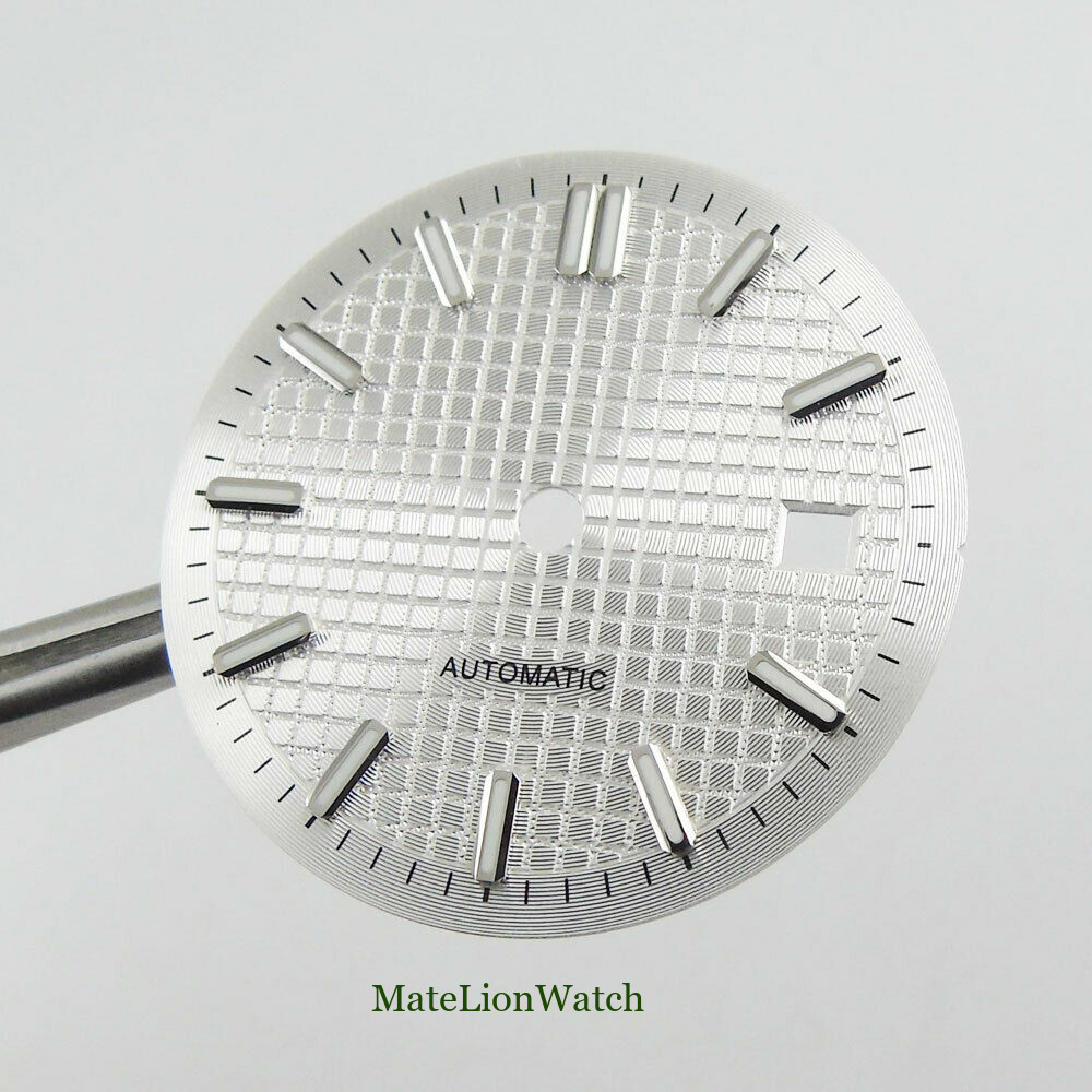 31mm Sterile Watch Dial Face Fit NH35 NH36 NH38 Automatic Movement Date