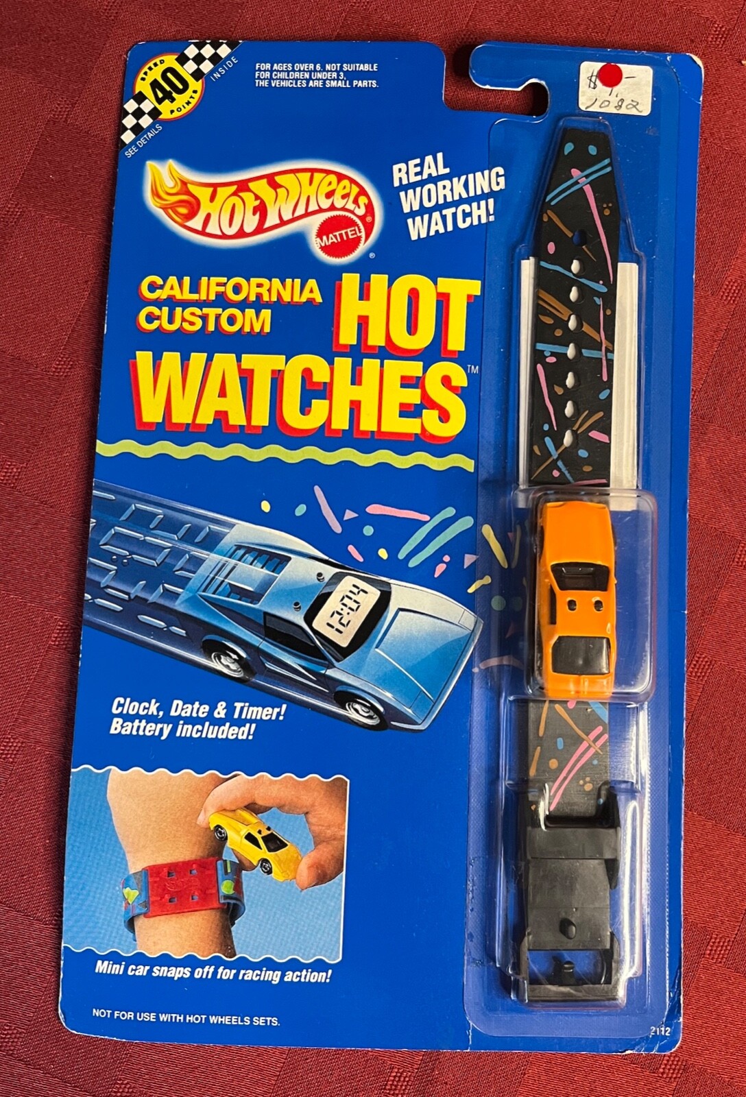 TWO HOT WHEELS WATCHES and ONE TONKA WATCH VINTAGE