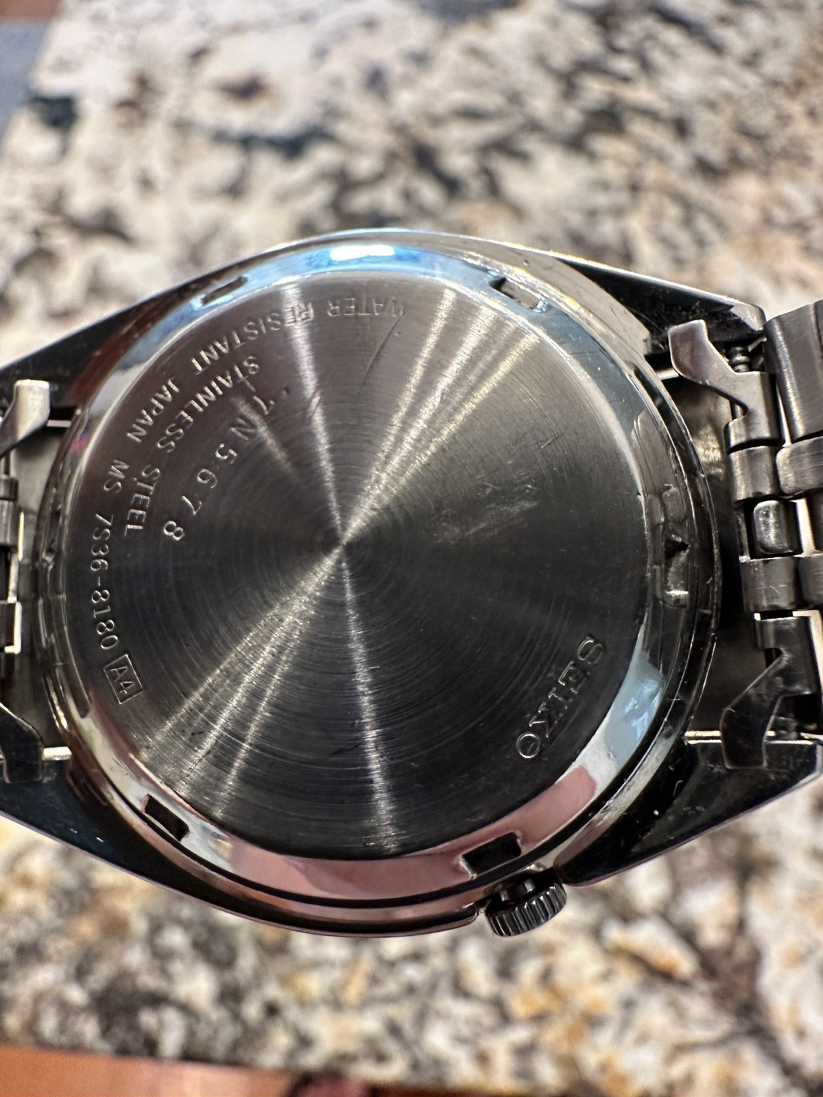 Seiko 5 Automatic Black Military Dial Day/Date 7S26 Vintage Men’s Watch Japan