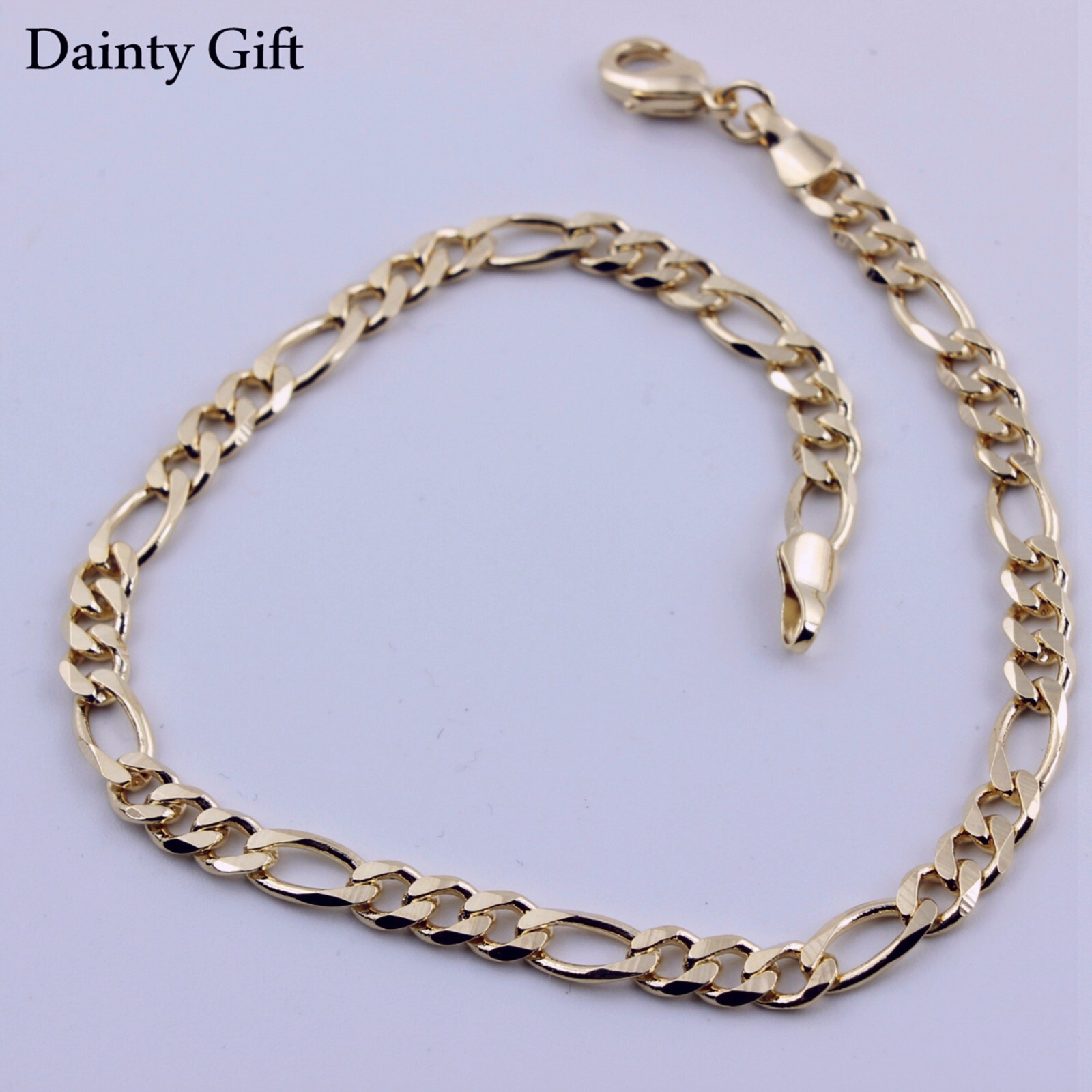 Women Girl Titanium Stainless Steel Gold Heart Love Anklet Foot Bracelet 8-10″