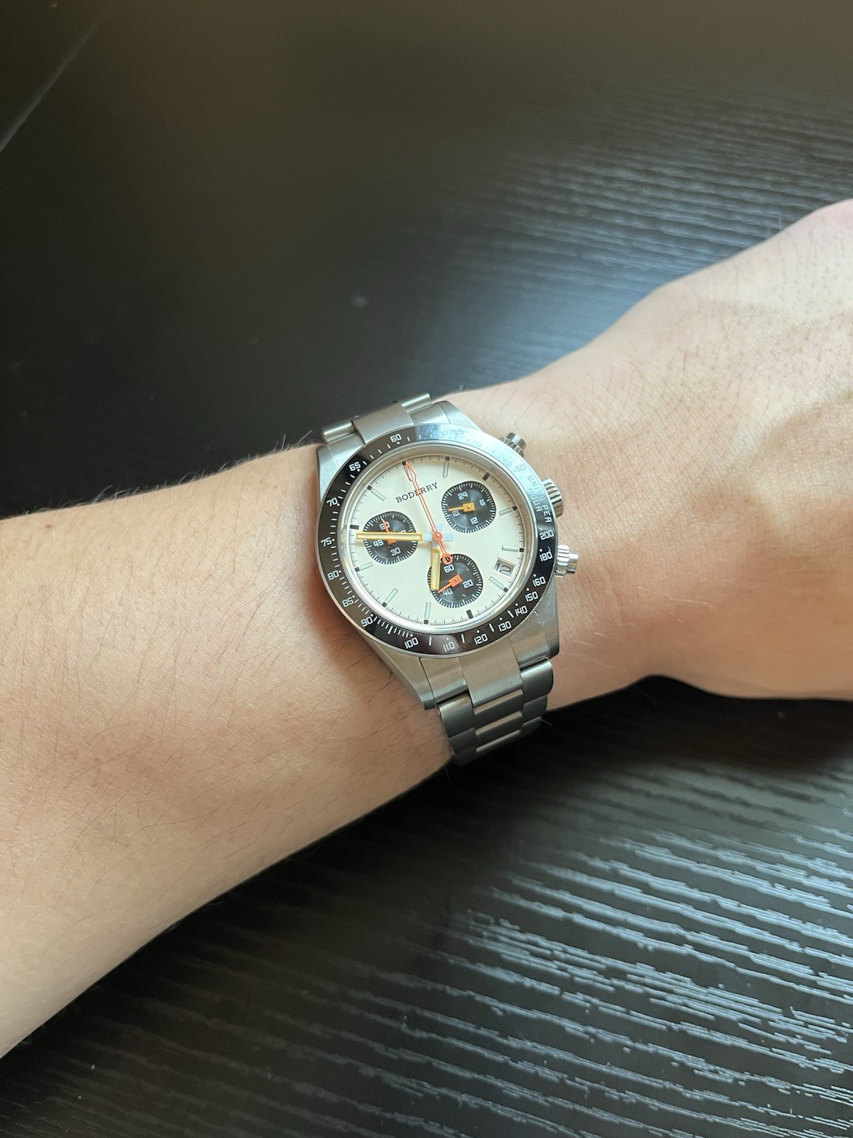 Boderry GOLDACE Titanium Chronograph Mechaquartz