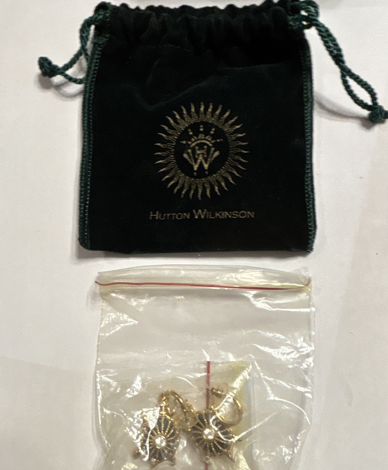 RARE NIB Hutton Wilkinson Enamel Rhinestone Turtle Necklace Bracelet Earring Set