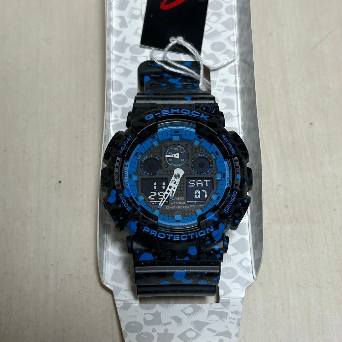 Brand G SHOCK GA 100ST 2A STASH limited model black x blue G Shock Casio