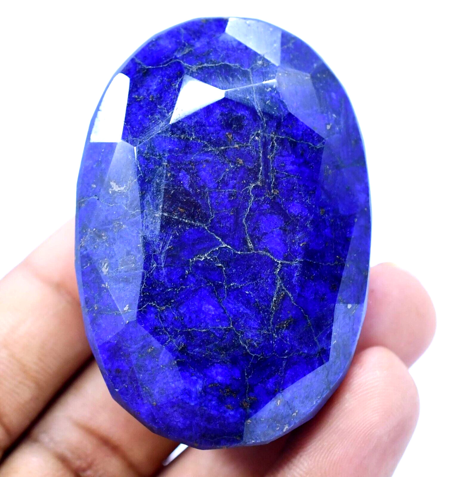 575.5 Ct Natural Huge Blue Sapphire Certified Museum Use Treated Oval Gemstone