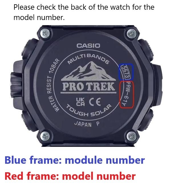 CASIO PRO TREK Replacement Band Bracelet cloth cross band PRW-6900YB-3JF Khaki