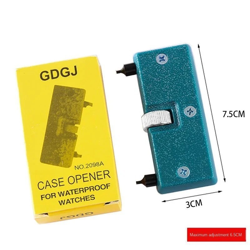 Adjustable Watch Opener Back Case Tool Press Closer Remover Wrench Screw Kit