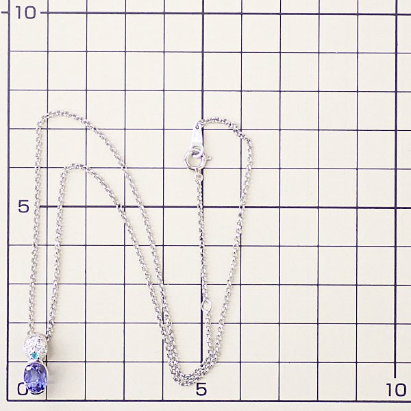 TASAKI Tazaki Pearl Tanzanite Necklace Paraiba tourmaline diamond Pt900 Pt85…