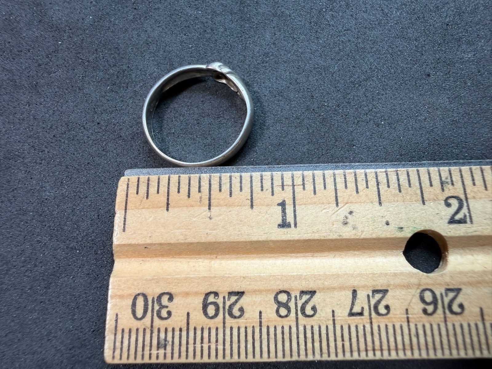 1.67g Vintage Sterling Silver 925 Braided Band Ring Minimalist Size 5.5 M
