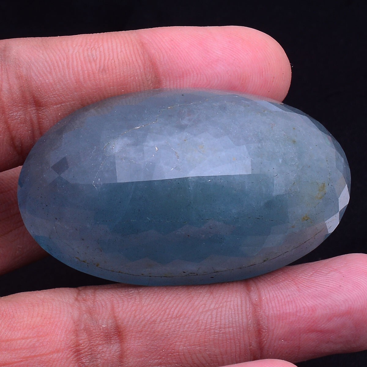 263 Cts Natural Aquamarine Untreated 54mm*32mm Oval Cut Huge Size Loose Gemstone