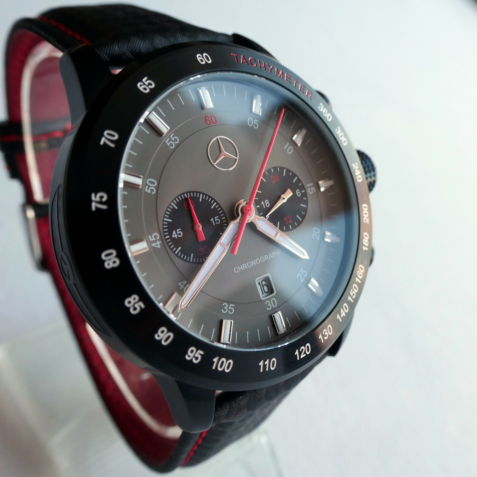 Mercedes Benz Motorsport AMG DTM Racing Car Accessory Sport Chronograph Watch