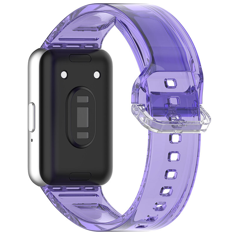 TPU Clear Color Changing Strap Sport Band For Samsung Galaxy Fit3 SM-R390