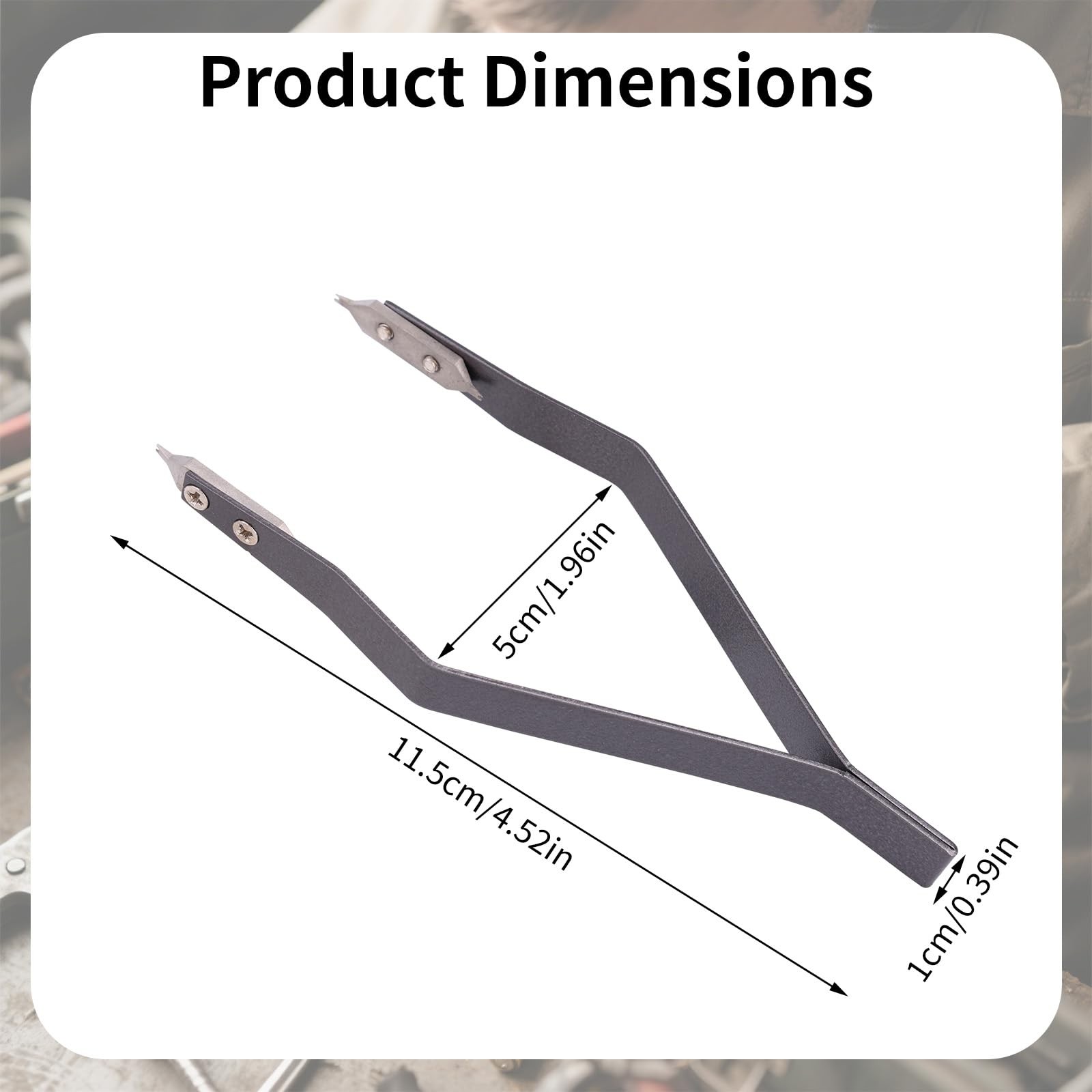 Spring Bar Tweezers, Aluminum Alloy Spring Bar Pliers Tool for Band Adjustmen…