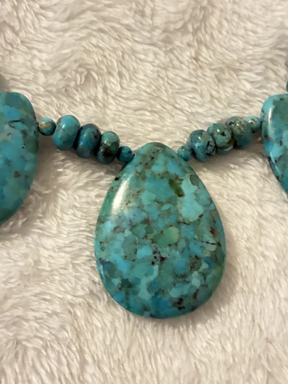 Jay King Mine Finds Sterling Silver Turquoise Beaded Statement Necklace 925