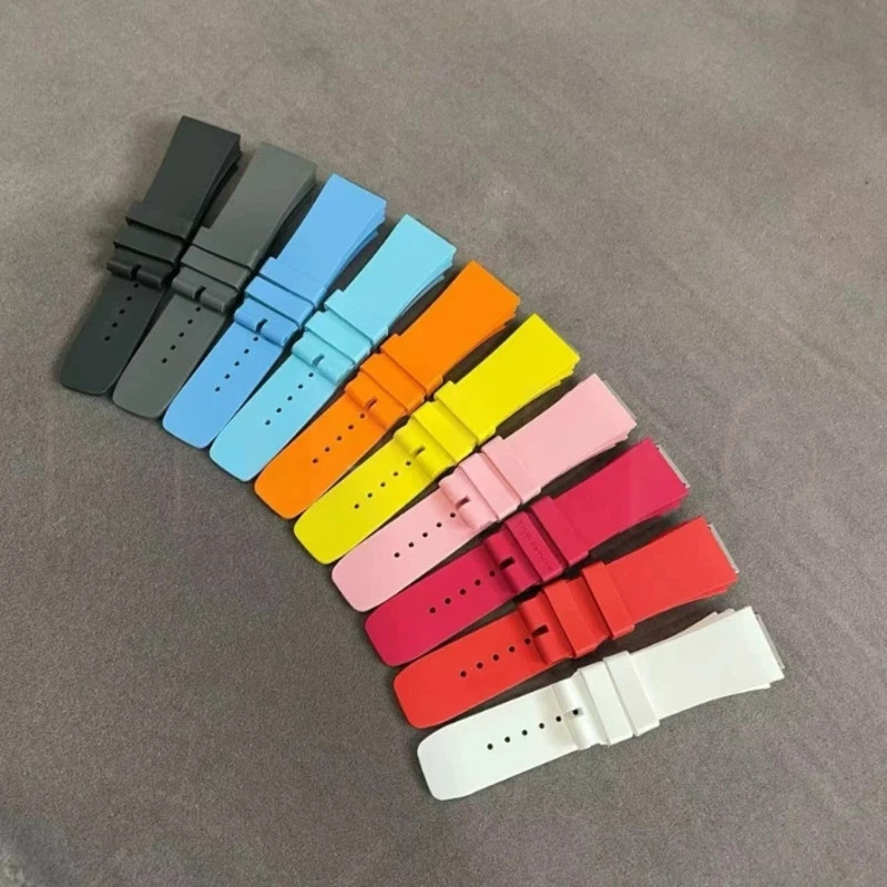 Small Rubber Watch Strap Replacement Band For Richard Mille RM07 01 RM37