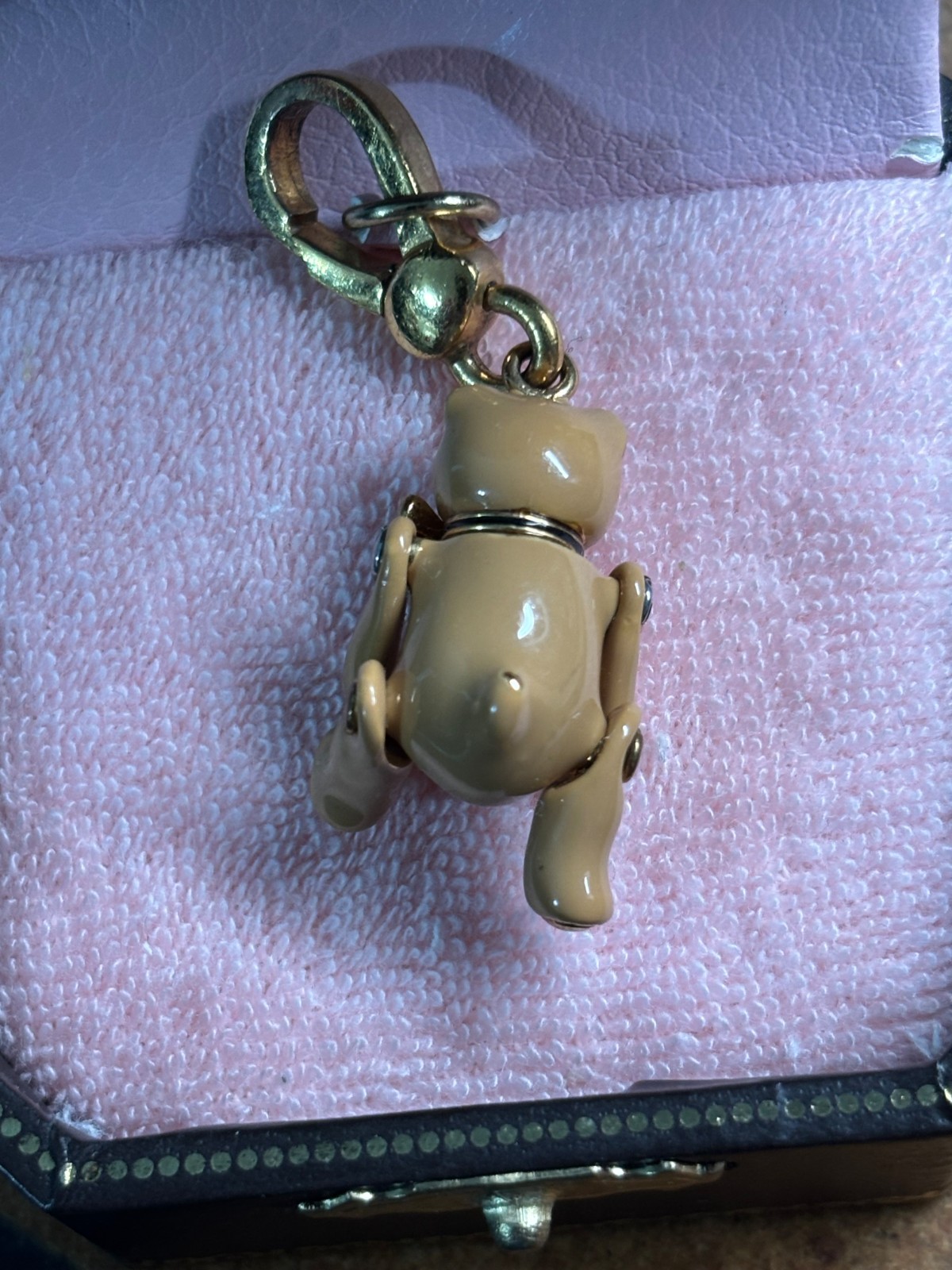 Vtg JUICY COUTURE Articulated BEAR CHARM Retired + Box OTHER CHARMS LISTED