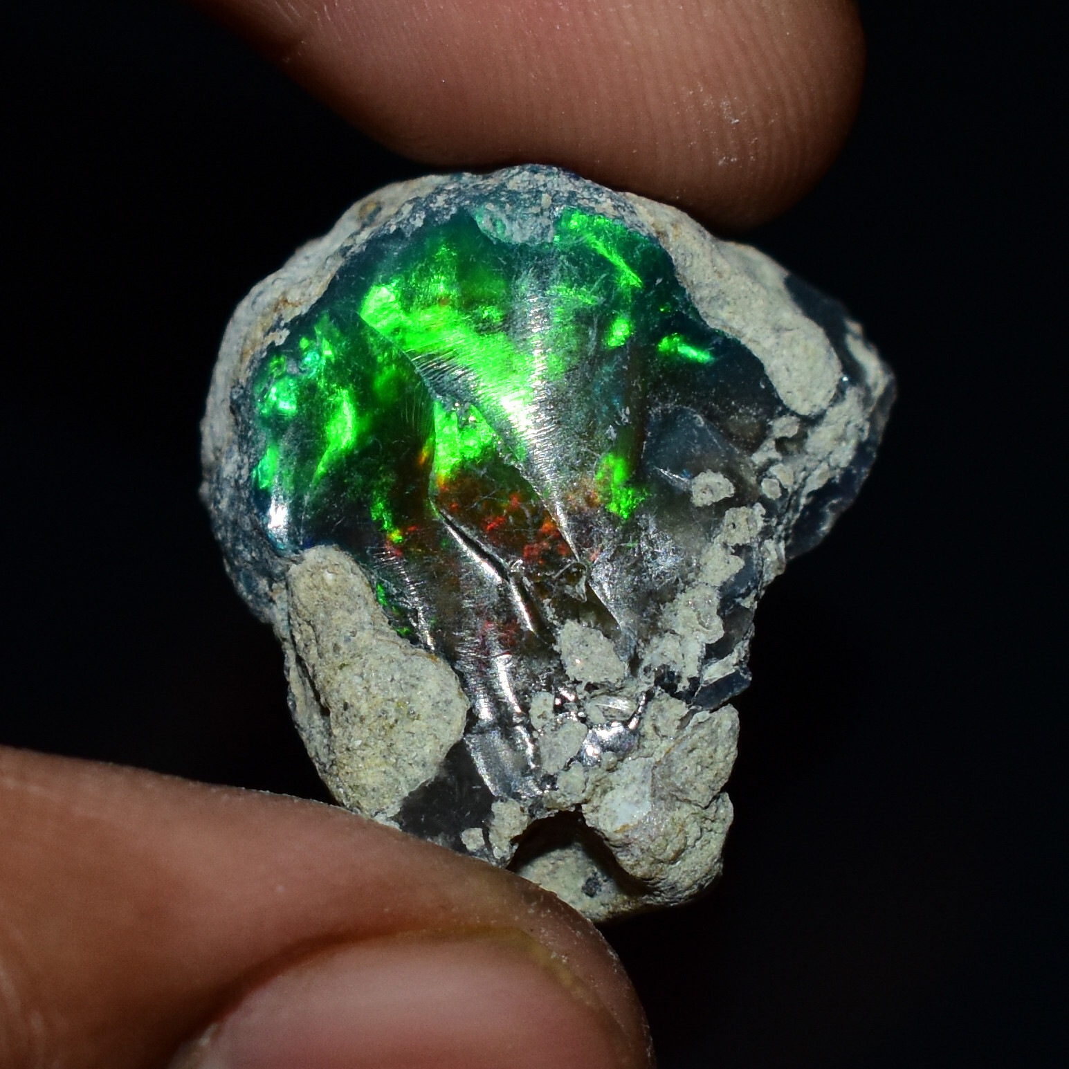 Black Opal Rough 14.60 Carats, Smoked Ethiopian Welo Opal Rough, Fire Opal Raw
