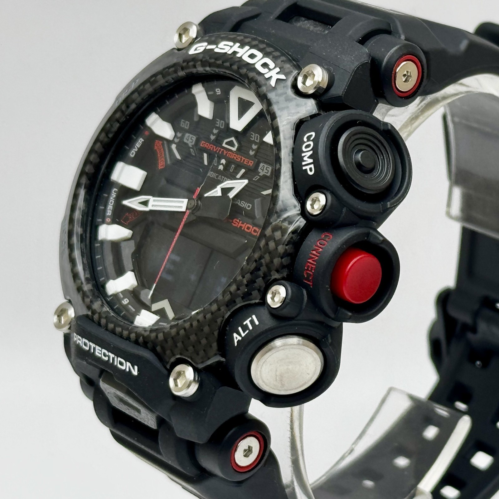 Mint CASIO G-SHOCK GRAVITYMASTER GR-B200-1AJF Bluetooth Carbon Quad Sensor watch