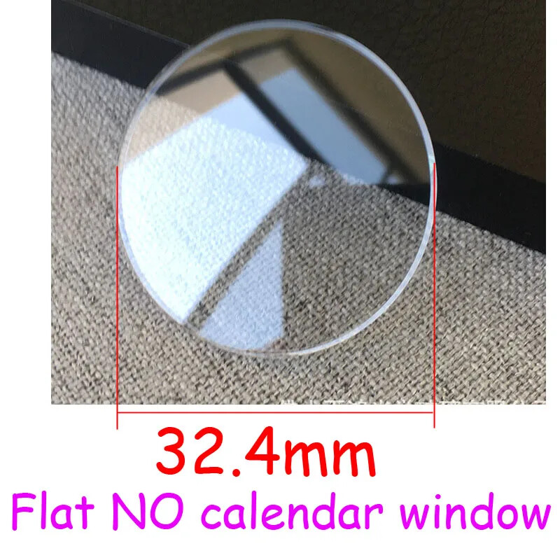 Round Flat Sapphire Watch Crystal for RLX 21.3 25.3 29.4 30.4 32.7mm Watch Glass