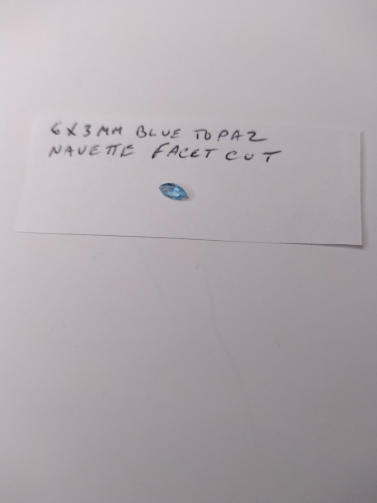 Natural Sky Blue Topaz! 0.23Ct. 6x3mm Facet Cut Marquis Shape AAA Grade Quality
