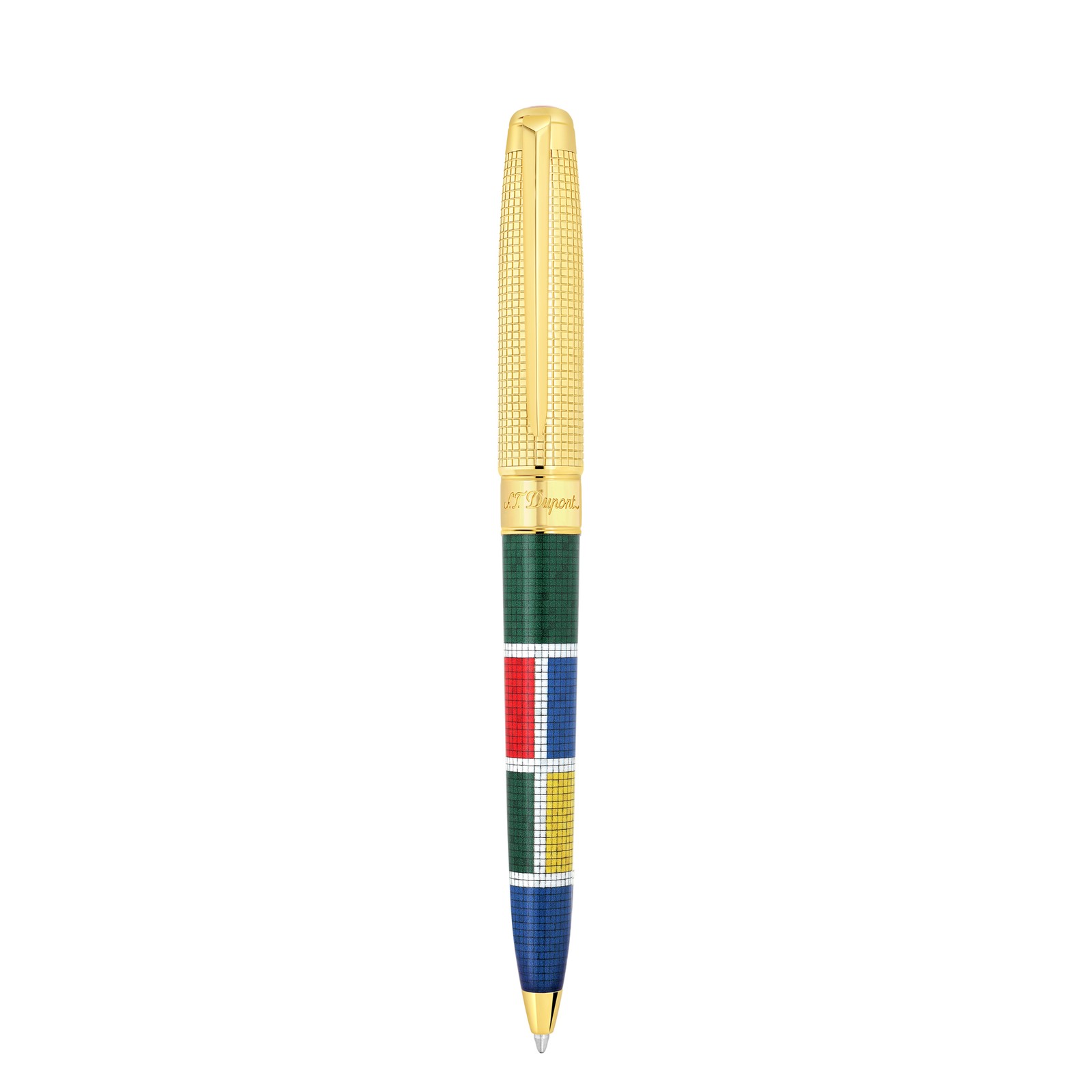 S.t.dupont Limited Edition Casablanca Multicolor Gold Ballpoint Pen 425111l