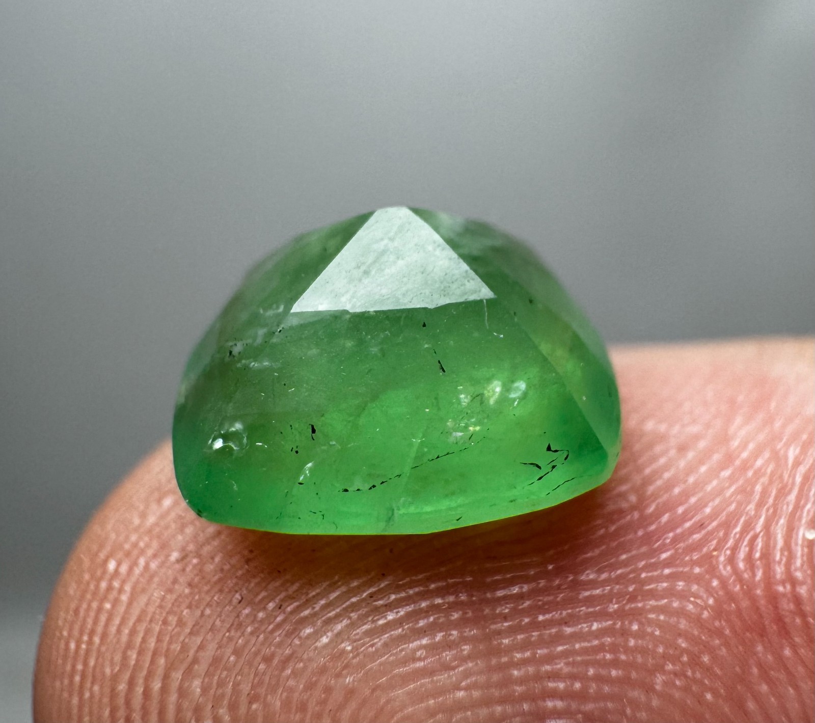 2.80 Carat Rare Transparent Green Hauyne Cut Gemstone From @Afghanistan