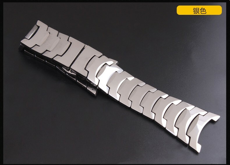 26mm 15mm Stainless Steel Bracelet for Rado 6027 Watch Strap Watchband + Buckle