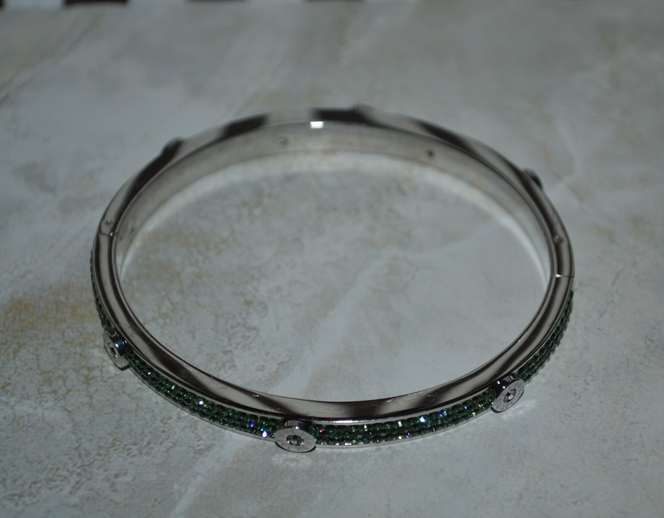 Henri Bendel Miss Bendel Pave Bangle Bracelet