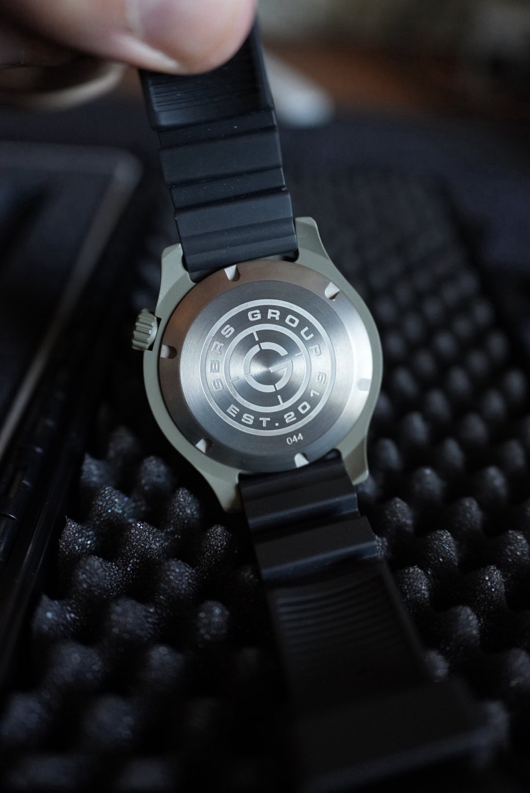 Sangin Instruments GBRS Kinetic II Ti V2 Titanium Automatic Watch 1000m FDE Tan