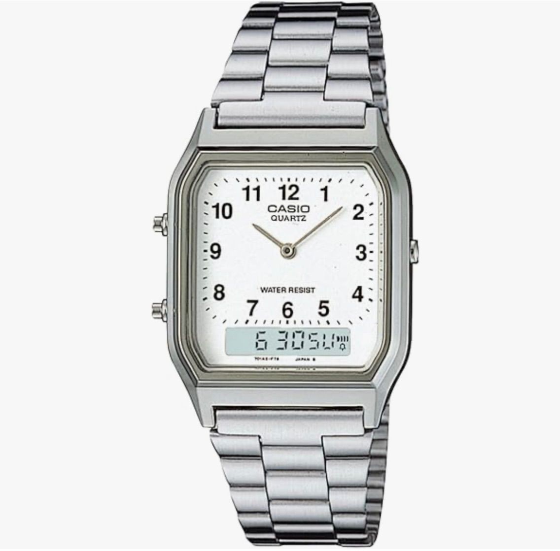 Casio Standard Wristwatch White Men’s AQ 230A 7BMQYJF New Item with Defect from