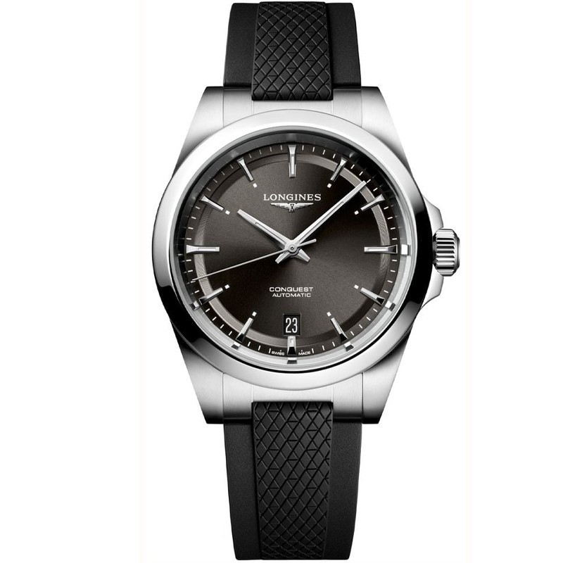 New Longines Conquest 38mm Sunray Black Men’s Watch L37204529