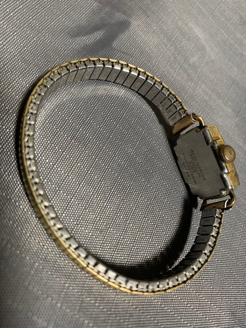 CITIZEN Manual Watch Square Gold Color
