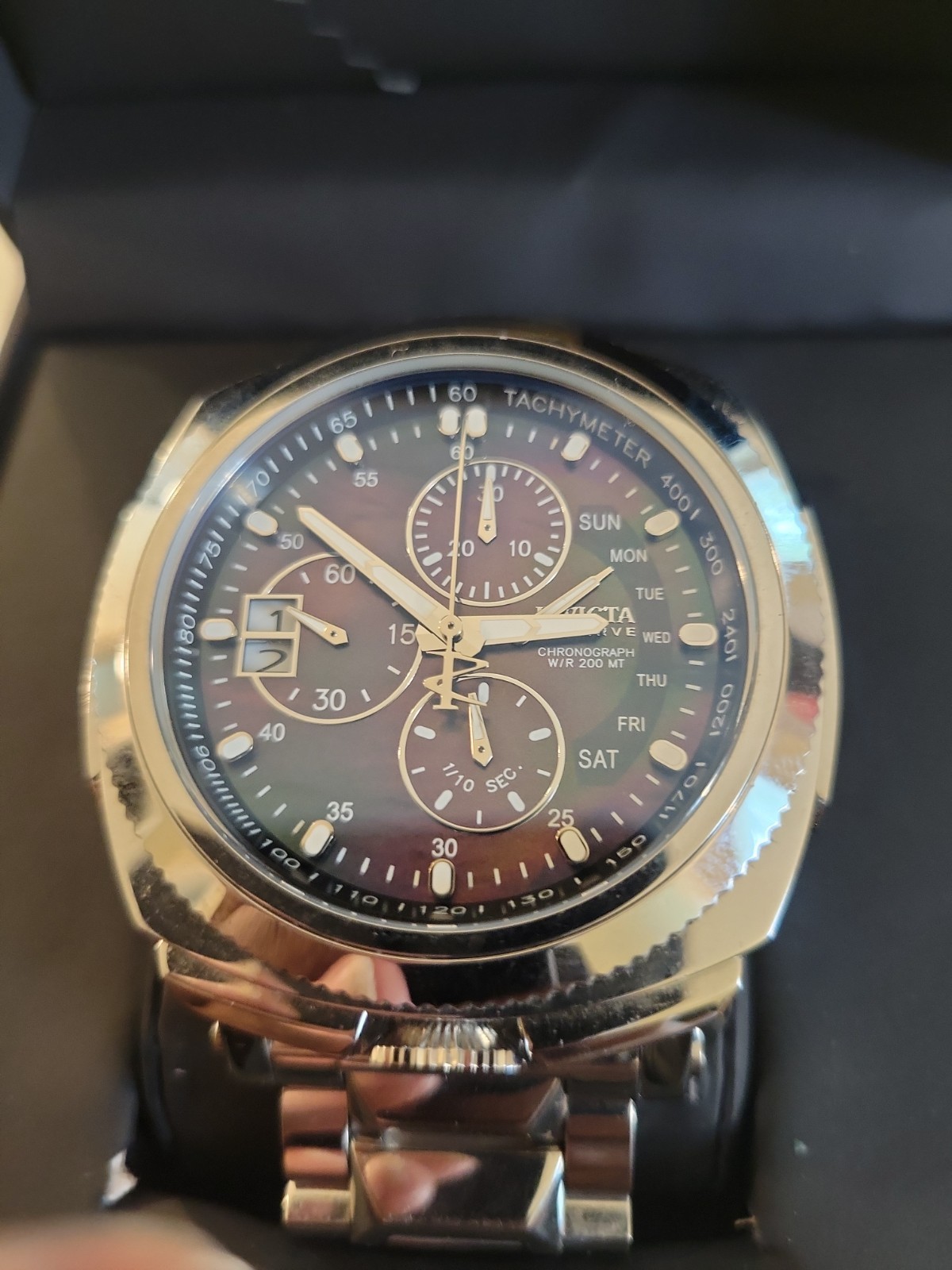 Invicta Reserve Russian Diver Limited Edition Swiss Mo 29207 52mm Silver Plated