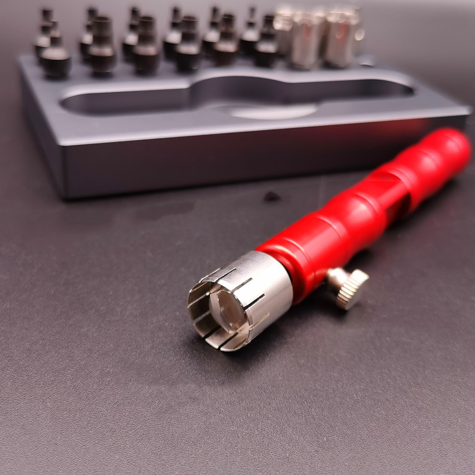 Watch Crown Tube Tool &Nozzle Remove Install Pusher Battery Case For Rolex Watch