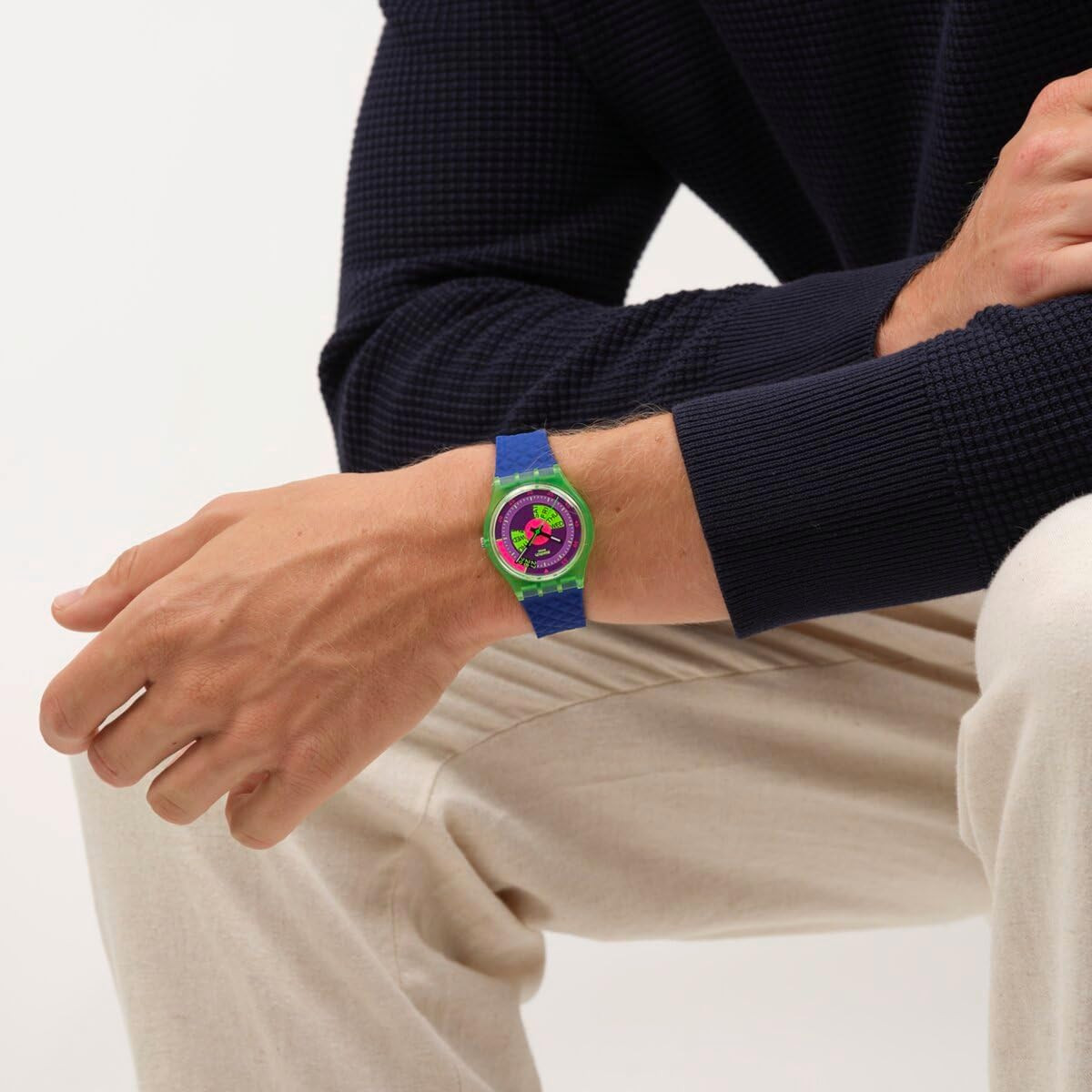 Gent Biosourced Unisex Waterproof Quartz Watch – Stylish Transparent Design