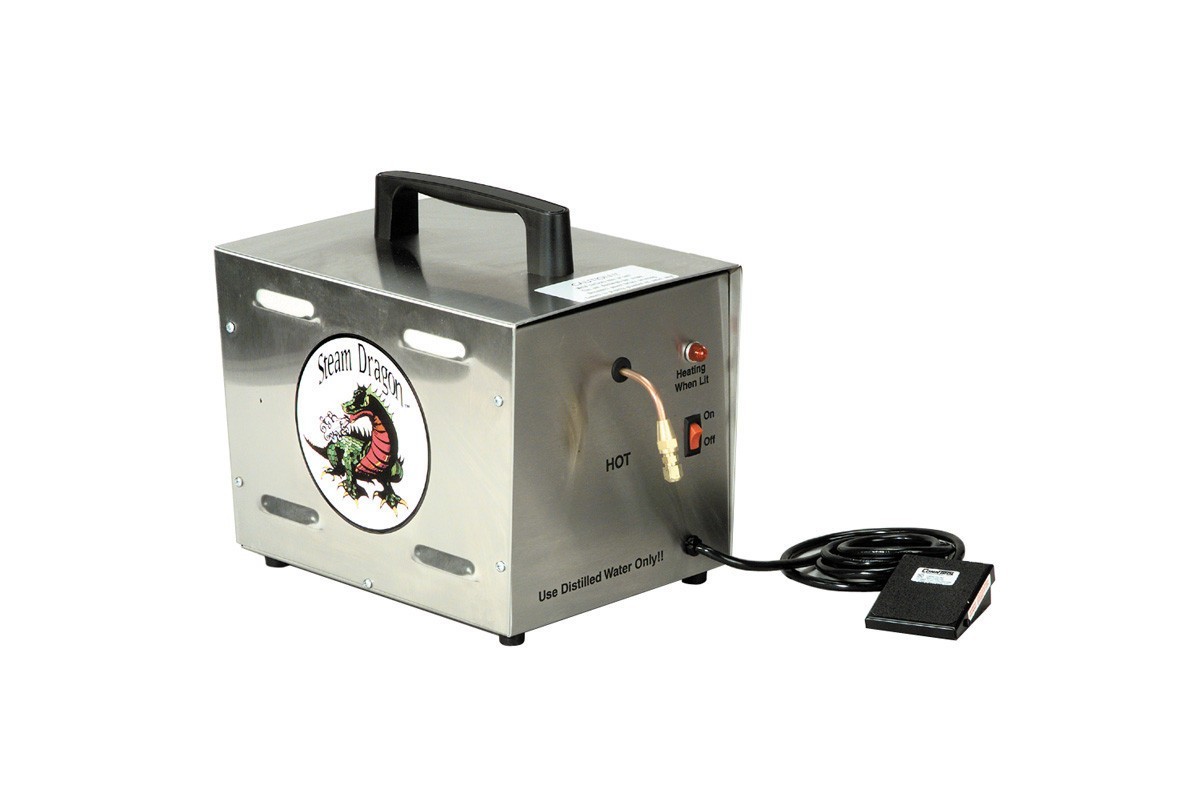 Silver Steam Dragon Portable Jewelry Cleaner Steamer Foot Pedal 90-125PSI 24.970