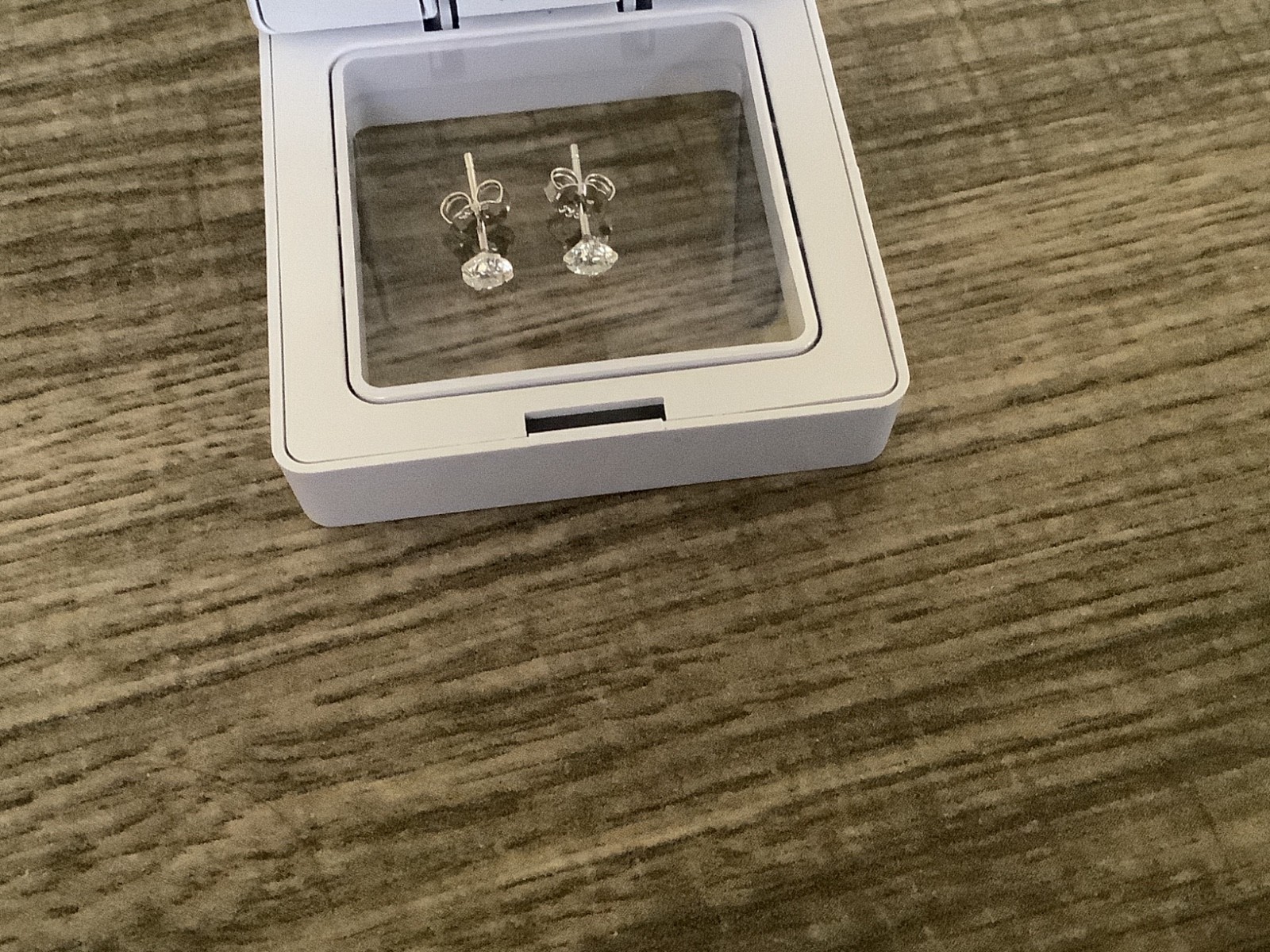 1/2CT Moissanite Stud Earrings 925 Sterling Silver,GRA certified,3mm