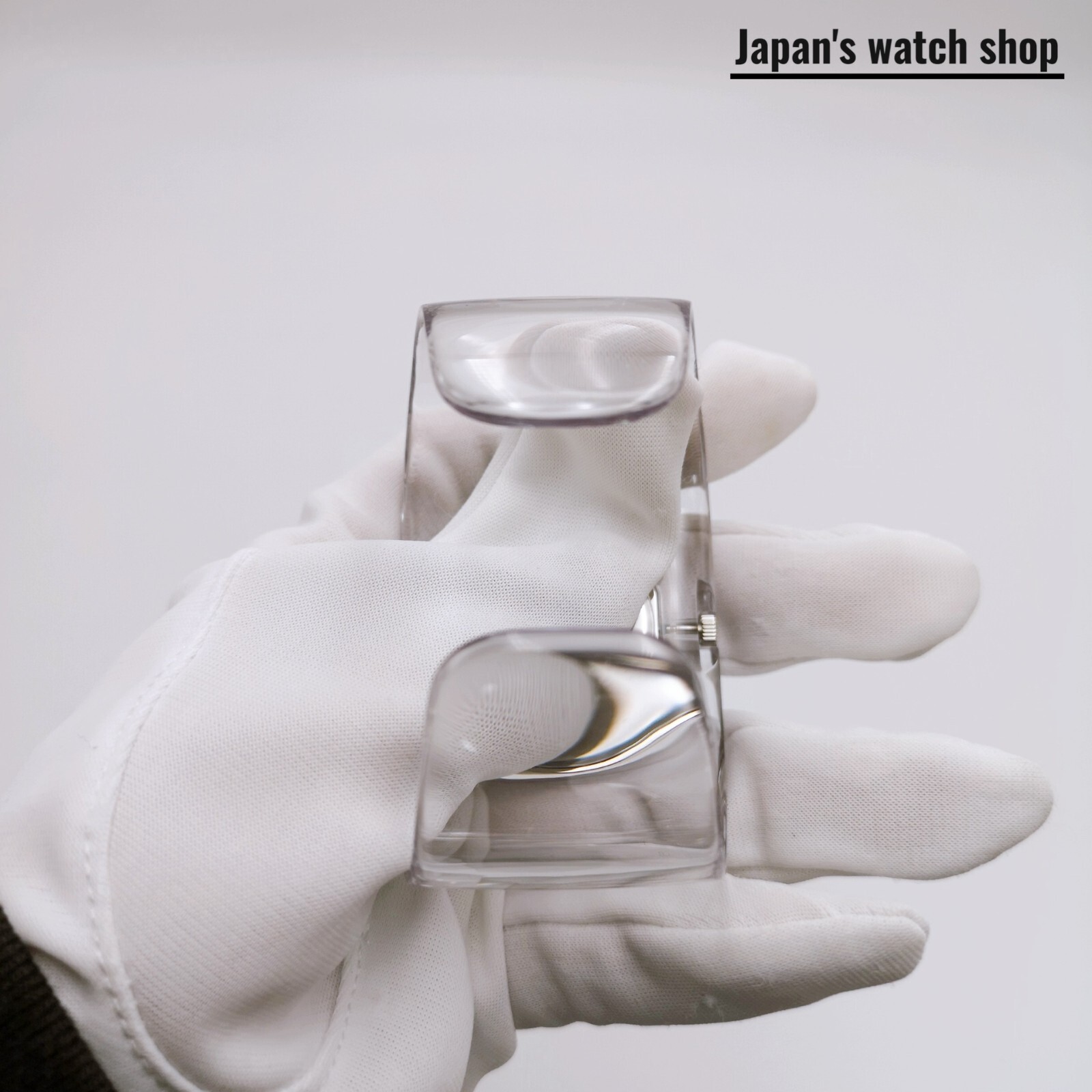 ISSEY MIYAKE O-Bold NYAS001 Transparent Bangle Watch Unisex Watch New in Box