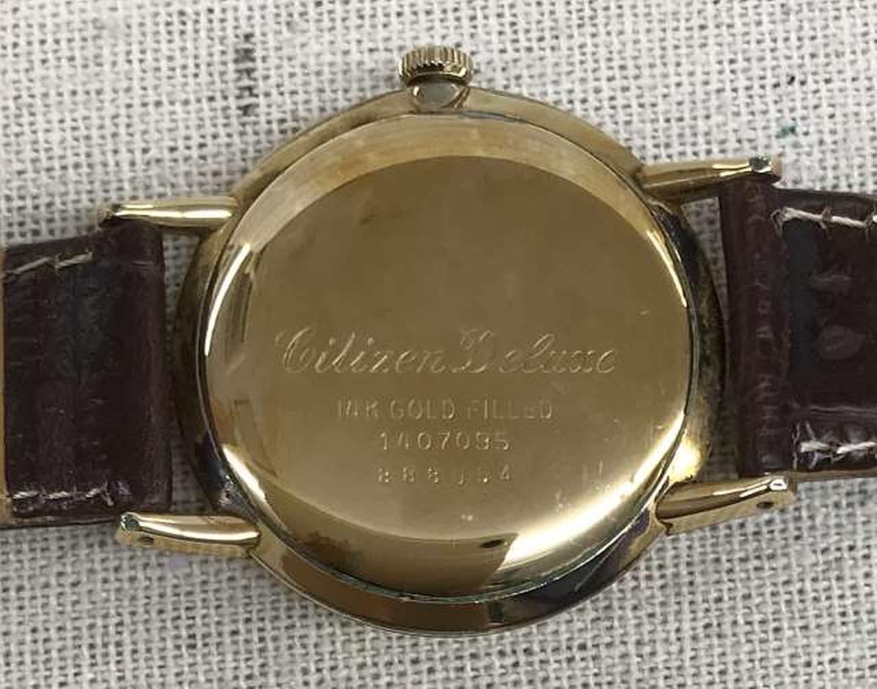 Manual Wind Wristwatch Model Number 1407095 CITIZEN DELUXE
