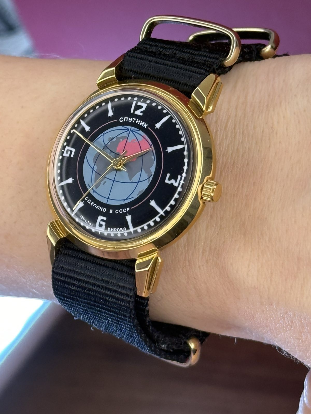 Watch Raketa Sputnik Mechanical Kirovskie Soviet USSR Russian Men RARE Vintage