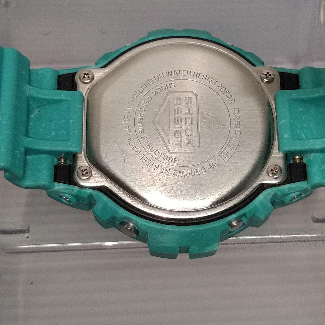 [Excellent Condition] CASIO G-SHOCK DW-6900WS-2JF Ocean Wave Color Limited Model