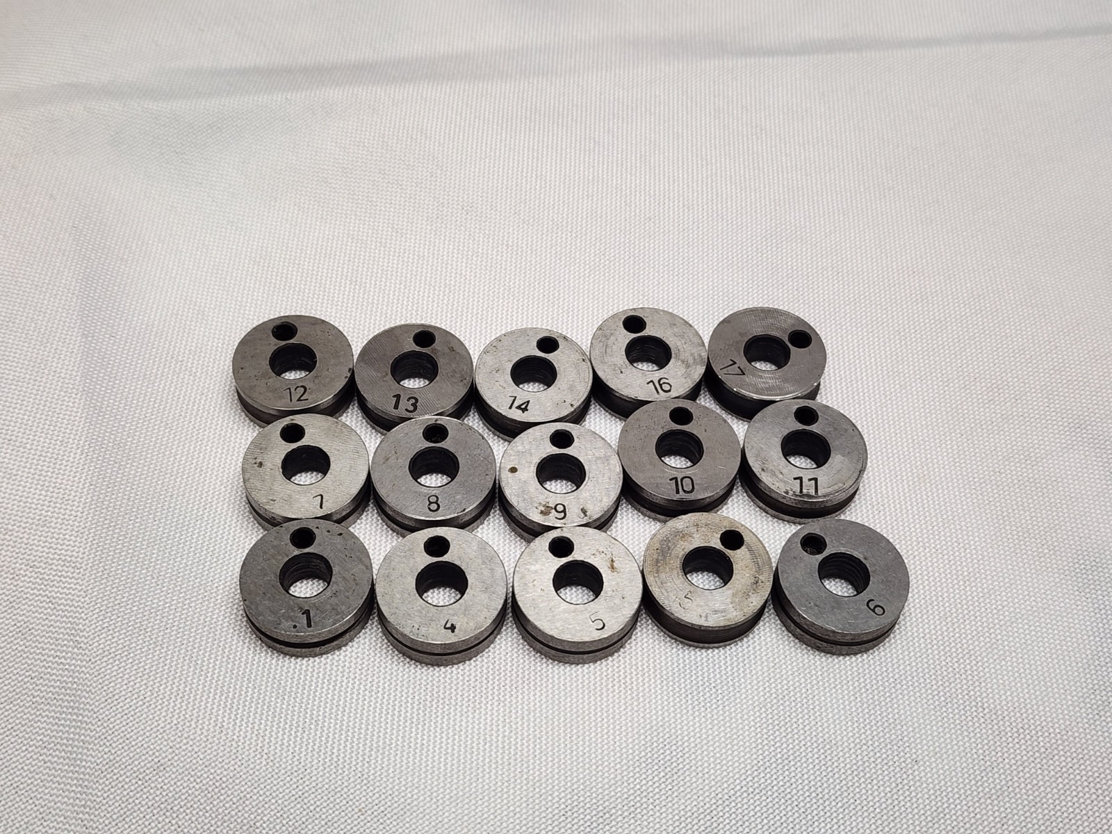 Jeweler Rolling Mill Tool 15 Die SET Bench Top VTG